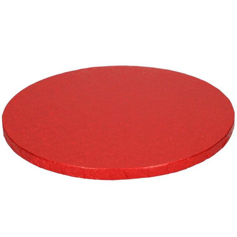 Tortenplatte Kuchenplatte Rund Rot 25 cm